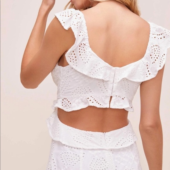 ASTR Elora Eyelet Cutout Dress - Picture 2 of 4